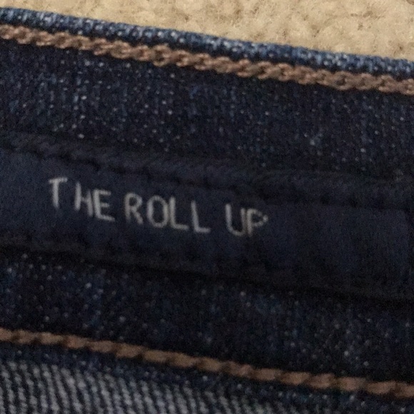 Lucky Brand Blue Denim - The Roll Up Shorts Size 24 - Picture 6 of 13